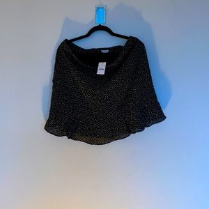 J. Crew Factory Star Print Mini Skirt, NWT, Size 14